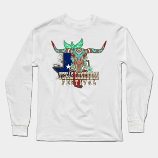 Texas Longhorn Festifal Long Sleeve T-Shirt